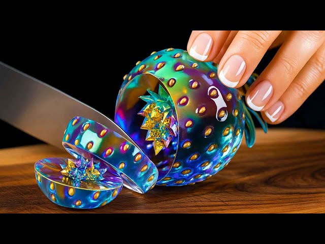 12 Hours of Satisfying AI ASMR Glass Cutting Videos To Fall Asleep To