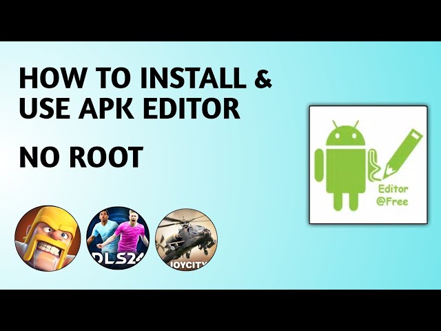 How To Install and Use Apk Editor Full Tutorial 2024