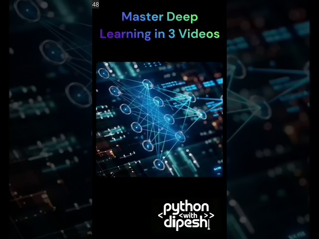 99% log ML ke baad yahin atak jaate hain… 🔥 #deeplearning  #pythonprogramming #shorts