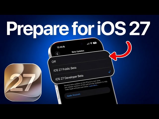 How to install iOS 27 Public Beta