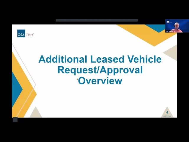 GSA Fleet Desktop Workshop Additional Leased Vehicle Request and Approval Process