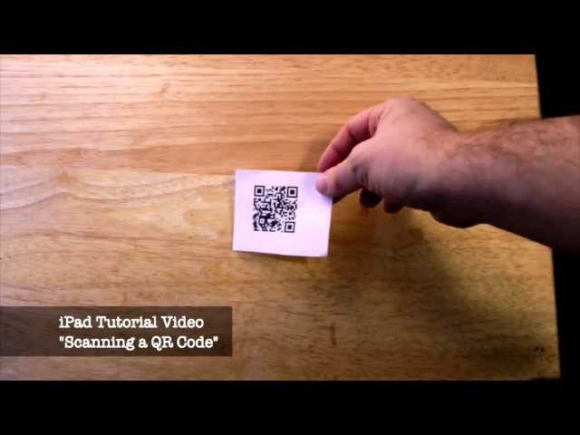 How to Scan a QR Code with an iPad