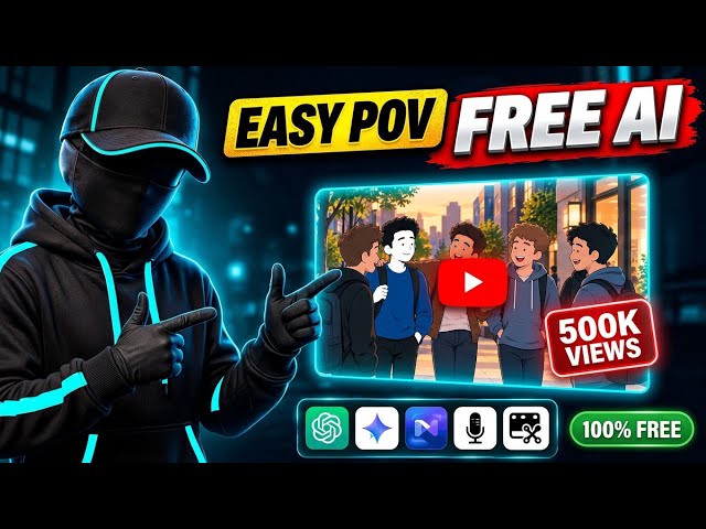 How to Create VIRAL POV Animation Videos With FREE AI Tools