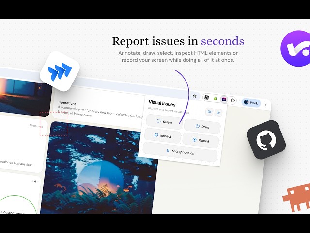 Glitches — Report visual issues without the hassle