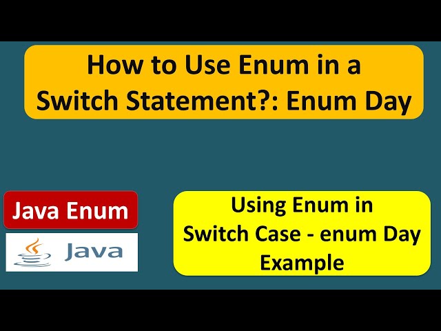 How to apply enum on switch statement? - enum Day | Java enum | enum in Java | Java Tutorial