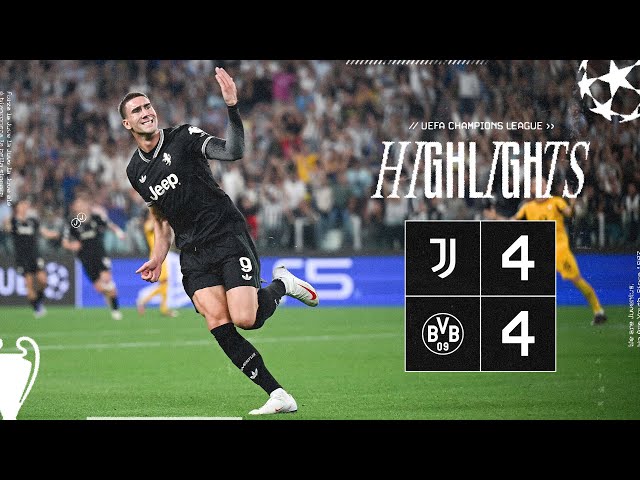 HIGHLIGHTS UEFA Champions League | Juventus 4-4 Borussia Dortmund | What a COMEBACK!
