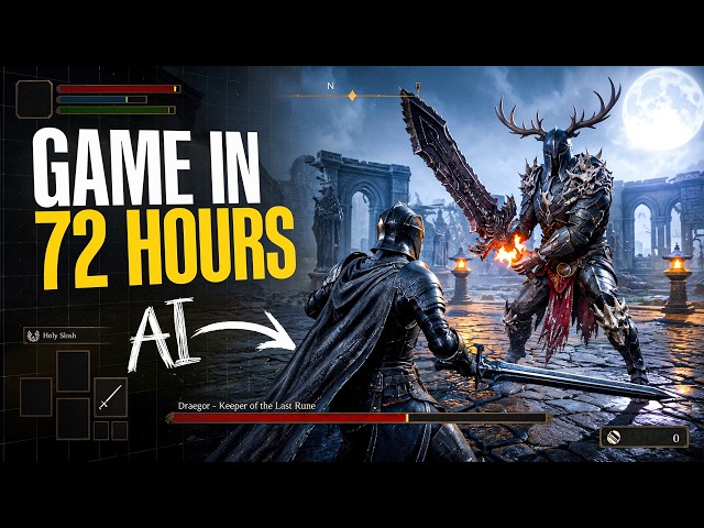 I Built a Souls-Like Game in 3 Days - Every Asset Made by AI