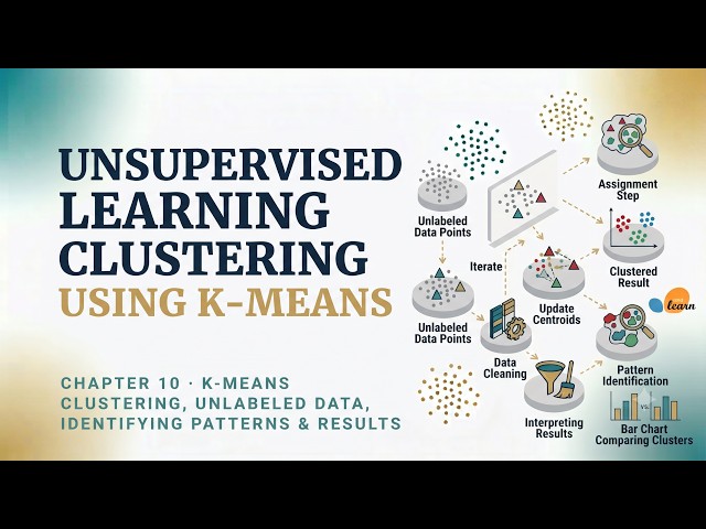K-Means Clustering in Python — Unsupervised Learning Explained | ML Chapter 10