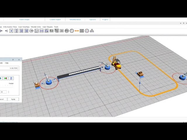 How to create a Transporter | Tecnomatix Plant Simulation Tamil