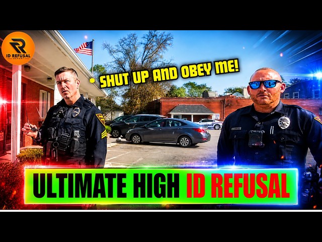 Crazy Cop Tries To Open Locked Car Door! Best ID Refusal Ever