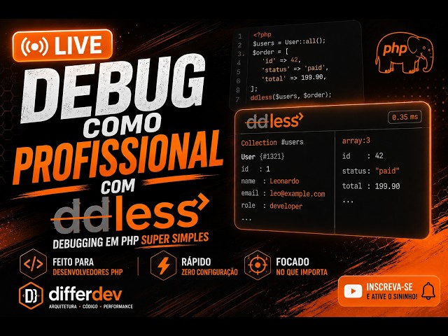 LIVE: DEBUG COMO PROFISSIONAL COM DDLESS