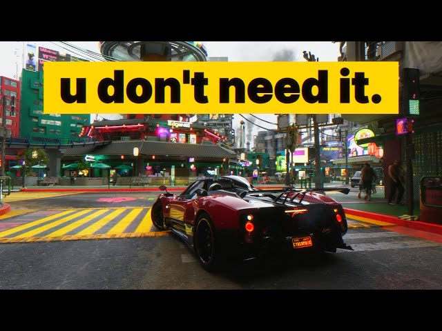 You Don't Need an RTX 4090 For Photorealistic Cyberpunk