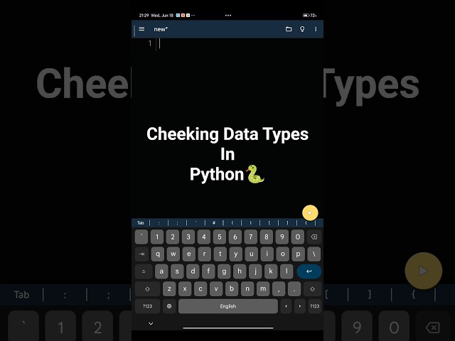 Trying All Possible Errors Checking Data Types In Python🐍 & Final Result📈 #shorts #phython #coding