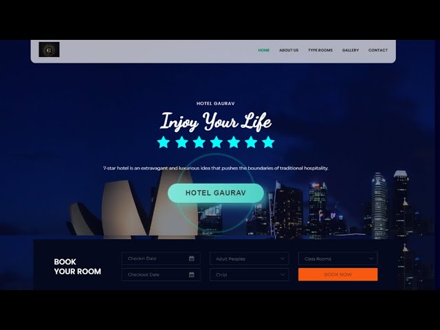 Creating a Stunning Hotel Website from Scratch | HTML, CSS & JavaScript Tutorial