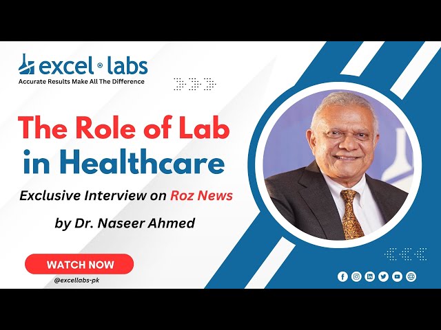 The role of lab in healthcare | CEO Excel Labs Dr. Naseer’s Interview on Roz News
