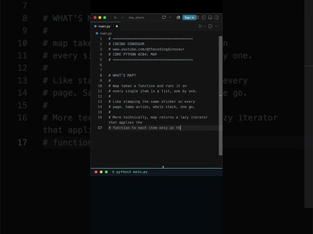 Python map() — change every item without a loop