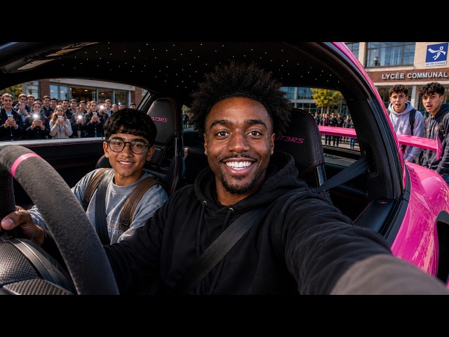 SHOWING UP TO SCHOOL IN A SUPERCAR TO STOP BULLIES!