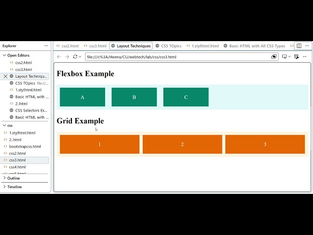 CSS Flexbox & Grid Tutorial | Learn Webpage Layout with Practical Examples
