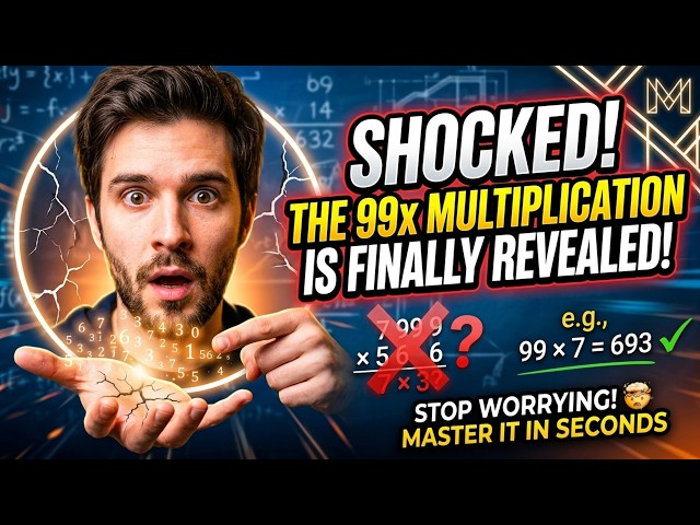 Why Did School FORBID This 99 Trick? 😱 Math Secret Revealed