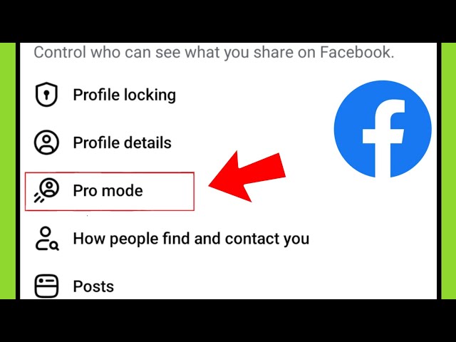facebook me pro mode kya hai | pro mode ka matlab kya hota hai | facebook pro mode explained