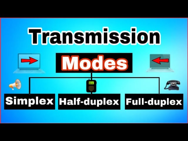 Data Transmission Modes | Simplex, Half Duplex and Full Duplex