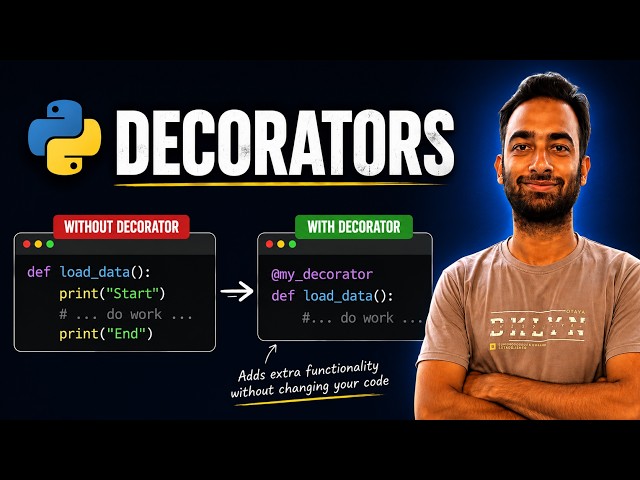 Learn Python DECORATORS in 10 mins
