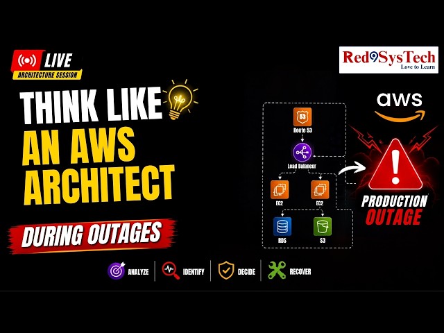 Think Like an AWS Architect During Production Outages | Live Architecture Session | Red9SysTech