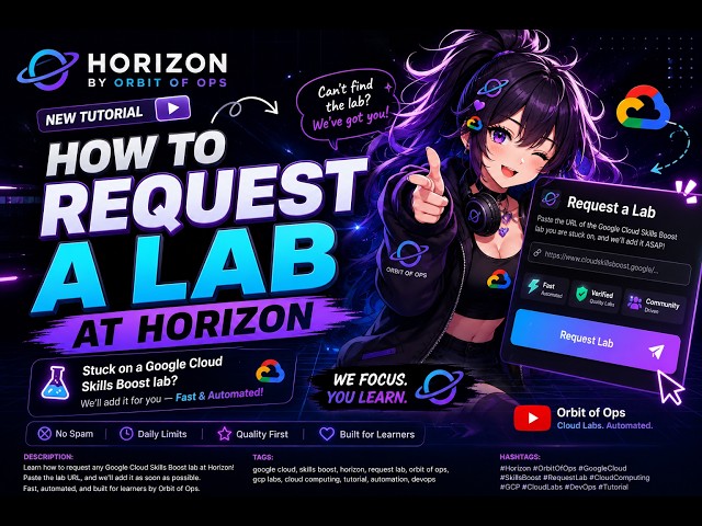 How to Request ANY Google Cloud Lab on Horizon 🚀 | Orbit of Ops