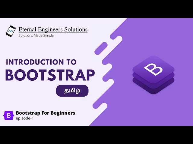 Introduction to Bootstrap | Bootstrap for Beginners in Tamil | EES #1 #bootstrap