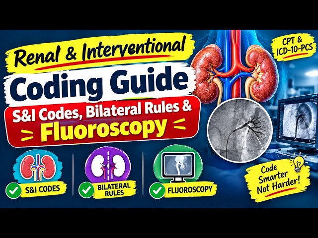 Renal & Interventional Coding Guide: S&I Codes, Bilateral Rules & Fluoroscopy