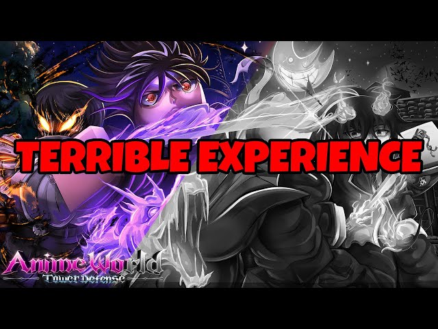 My Terrible Experience With The Anime World Tower Defense Update...