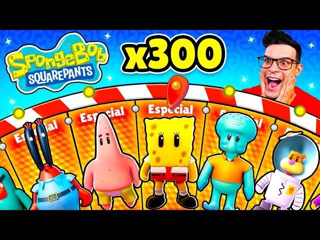 COMPRO TODAS las SKINS de BOB ESPONJA y PATRICIO en Stumble Guys!