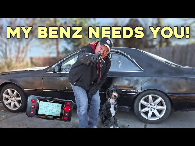 YOU DECIDE The Future Of My Rare Mercedes Coupe! Plus, The Foxwell NT604 Elite OBD2 Scanner!