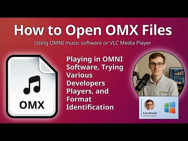 How to Open OMX Files (OMNI Music)
