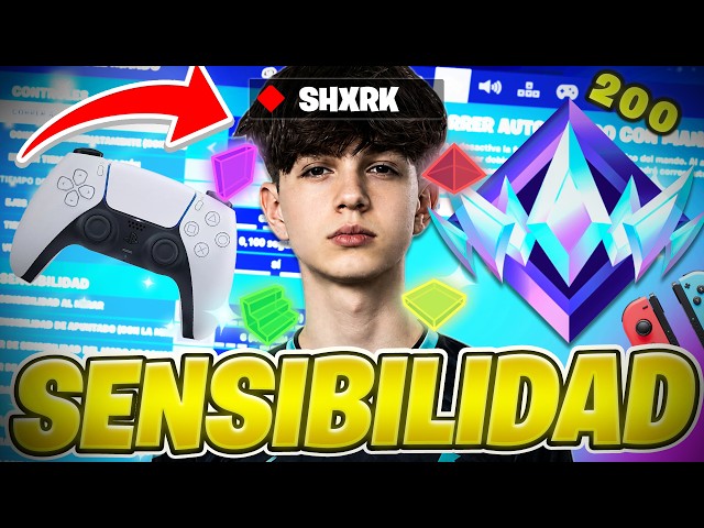 🎯MEJOR SENSIBILIDAD de SHXRK convertida a MANDO PARA FORTNITE 2027 PS4/PS5/SWITCH/PC/XBOX✅
