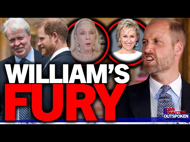 "SPITTING BRICKS!" Prince William FURY at Earl Spencer & Prince Harry exposed as Tina Brown speaks