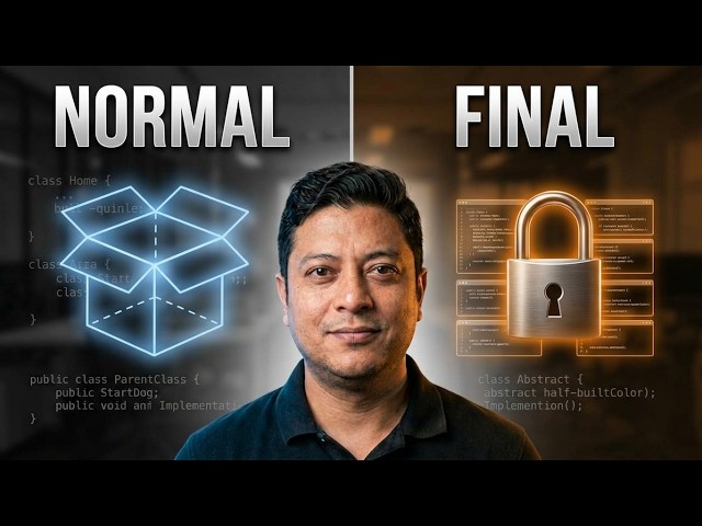 OOP concepts | Part 20 | final keyword details | Tech Simplified By AJ #final #keyword #java #study