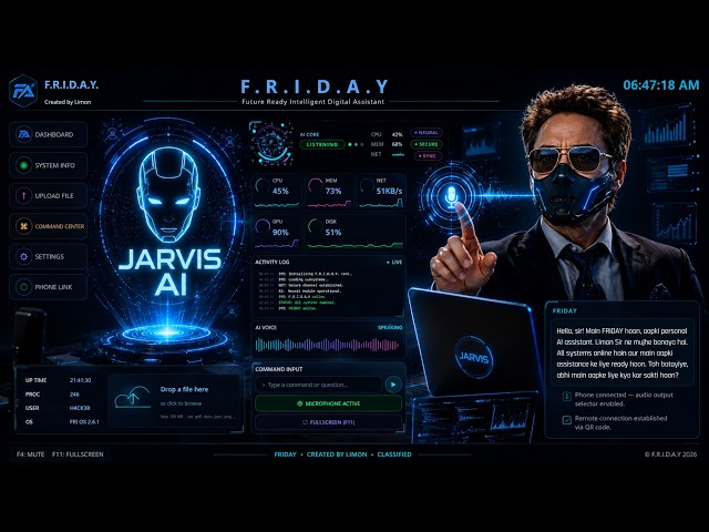 I Built a Real-Life JARVIS AI Assistant with Python!  (Full Setup Guide)