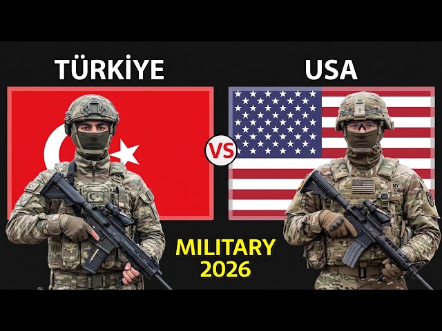 Türkiye vs USA Military Power Comparison 2026