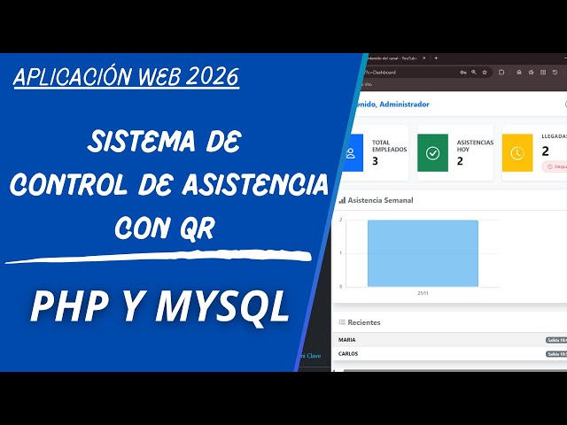 Complete Access Control and Time & Attendance System | PHP, MySQL & Web QR Scanner