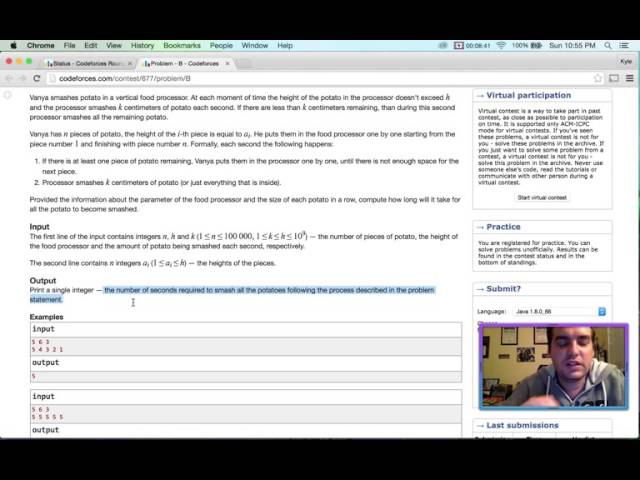CodeForces Round 355 Problem B - Tutorial
