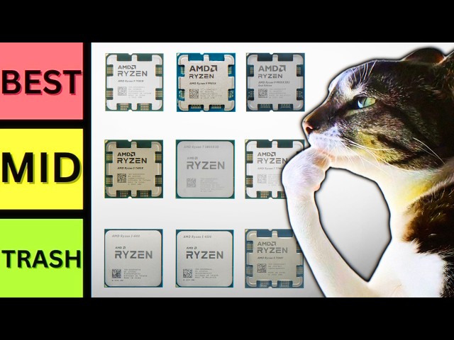 I Ranked Every AMD CPU... (From WORST to BEST)
