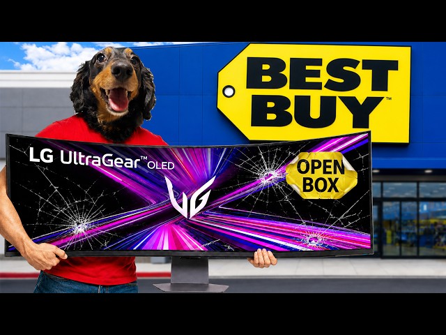 I Bought LG’s 45” 5K OLED Monitor Open Box… Was It Broken? (45GX950A-B Review)