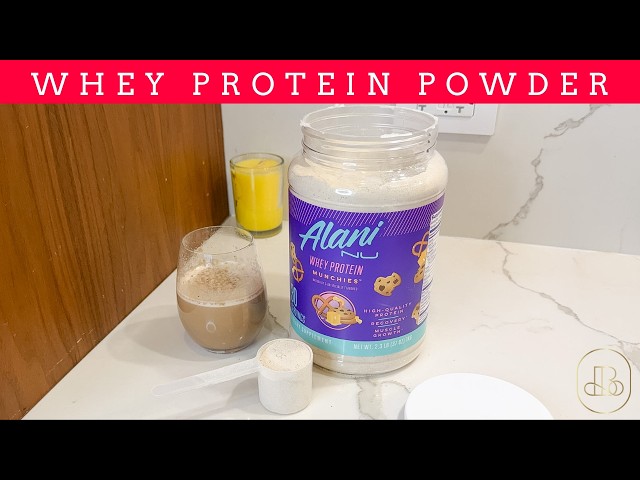 Alani Nu Whey Protein Powder Munchies 💪🍫 | Delicious High-Protein Shake for Everyday Fuel