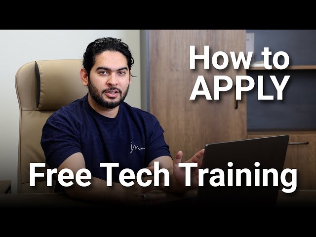 How to Apply for Free Tech Training Program | Free Scholarships