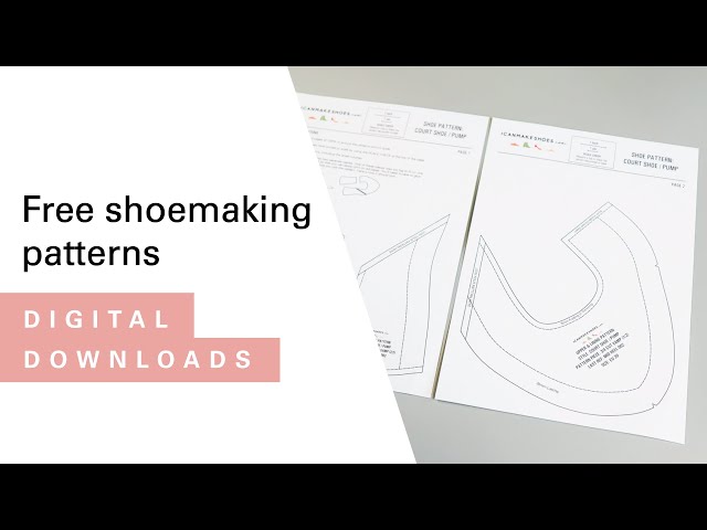 How to Use Our Free Shoemaking Patterns | HANDMADE | Shoemaking Tutorial