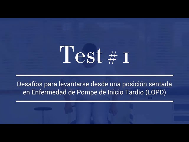 POMPE | Test 1: Desafío para levantarse desde una posición sentada