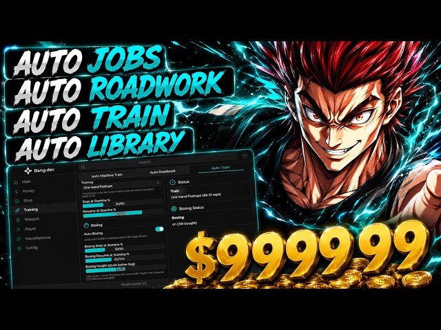 NEW AND BEST RYUJIN SCRIPT | AUTO JOB, AUTO ROADWORK, AUTO NURSE, AUTO LIBRARY, AUTO TRAIN & MORE