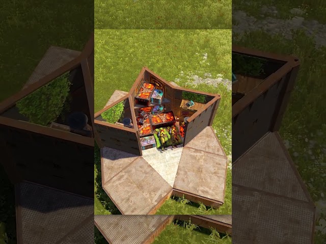 STARTER STAGE. Base with CHEATER PEEK - rust base design