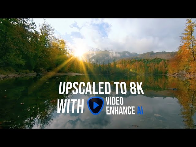 8K 360° video upscaling | Video Enhance AI
